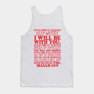 Isaiah 43:2 Tank Top